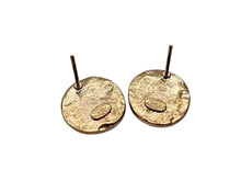 画像をギャラリービューアに読み込む, 極美品 CHANEL シャネル ココマーク ラウンドピアス 重量約4g 16P刻印 ラインストーン カラーストーン ゴールド メタル GP 両耳用 中古 4b009797
