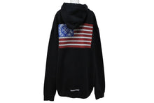 Load image into Gallery viewer, CHROME HEARTS クロムハーツ パーカー フーディ ダガー ホースシュー 星条旗 サイズ XXL ブラック コットン 美品 中古 4b009816