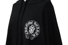 Load image into Gallery viewer, CHROME HEARTS クロムハーツ パーカー フーディ ダガー ホースシュー 星条旗 サイズ XXL ブラック コットン 美品 中古 4b009816