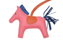 Load image into Gallery viewer, 極美品 HERMES エルメス ロデオチャームMM バッグチャーム アネモネ ブルーイズミール アニョーミロ 中古 4b009829