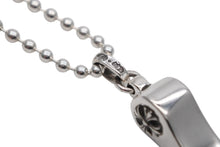 Load image into Gallery viewer, 新品未使用 CHROME HEARTS クロムハーツ WHISTLE PENDANT スモール ホイッスル ペンダント チャーム チェーン重量約13.7g 中古 4b009832