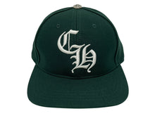 画像をギャラリービューアに読み込む, 新品未使用 CHROME HEARTS クロムハーツ CH刺繍 新作 ベースボール キャップ 帽子 U.S.A製 グリーン シルバー金具 中古 4b009833