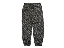 Load image into Gallery viewer, FENDI フェンディ ズッカ柄 ナイロン ジョガーパンツ サイズ54 ブラック グレー 美品 中古 4b009838