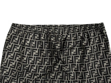Load image into Gallery viewer, FENDI フェンディ ズッカ柄 ナイロン ジョガーパンツ サイズ54 ブラック グレー 美品 中古 4b009838