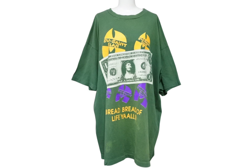 SAINT MICHAEL セントマイケル x Sean Weatherspoon 半袖 Tシャツ SM-YS8-0000-C16 サイズXXXL グリーンプリント 中古 4b009843
