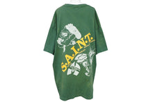 画像をギャラリービューアに読み込む, SAINT MICHAEL セントマイケル x Sean Weatherspoon 半袖 Tシャツ SM-YS8-0000-C16 サイズXXXL グリーンプリント 中古 4b009843