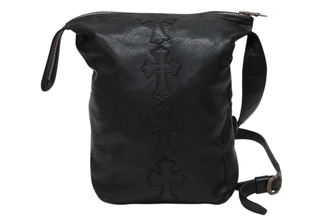 CHROME HEARTS クロムハーツ LELO SM レロ ショルダーバッグ クロスパッチ セメタリー シルバー925 美品 中古 4b009849