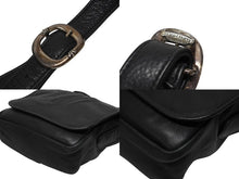 Load image into Gallery viewer, 極美品 CHROME HEARTS クロムハーツ メールバッグ ショルダーバッグ ガンスリンガー リップ＆タン レザー シルバー925 ブラック 中古 4b009850