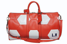 画像をギャラリービューアに読み込む, 新品同様 LOUIS VUITTON ルイヴィトン ボストンバッグ M52121 キーポルバンドリエール50 2018FIFAワールドカップ レッド 中古 4b009853