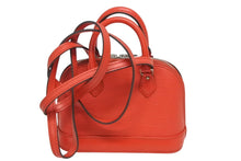 画像をギャラリービューアに読み込む, 極美品 LOUIS VUITTON ルイヴィトン ナノ アルマ ショルダーバッグ M50516 エピ レザー カスティリアンレッド 中古 4b009854