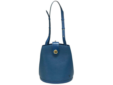LOUIS VUITTON ルイヴィトン クリュニー ショルダーバッグ M52255 エピ レザー ブルー ゴールド金具 美品 中古 4b009855
