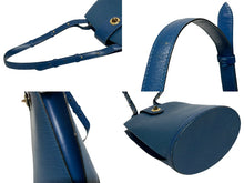 画像をギャラリービューアに読み込む, LOUIS VUITTON ルイヴィトン クリュニー ショルダーバッグ M52255 エピ レザー ブルー ゴールド金具 美品 中古 4b009855