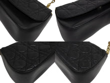 画像をギャラリービューアに読み込む, Christian Dior クリスチャンディオール ワンショルダーバッグ MA-0061 カナージュ パンチングレザー マリスパール 美品 中古 4b009871