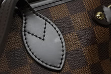 画像をギャラリービューアに読み込む, 極美品 LOUIS VUITTON ルイヴィトン ネヴァーフルPM ハンドバッグ N51109 ダミエキャンバス ブラウン ゴールド金具 中古 4b009872