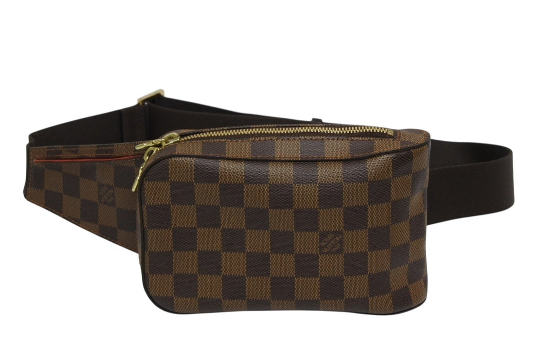 LOUIS VUITTON ルイヴィトン ジェロニモス ウエストバッグ ボディバッグ N51994 ダミエ ブラウン 美品 中古 4b009873