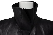 画像をギャラリービューアに読み込む, GUCCI グッチ レザーロングコート 239-1109-8801 サイズ38 ブラック 本革 ベルト付き トムフォード期 美品 中古 4b009886