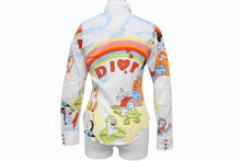 画像をギャラリービューアに読み込む, Christian Dior クリスチャンディオール ウエスタンシャツ 長袖 2P12055072 サイズ36 カートゥーン ガリアーノ期 美品 中古 4b009887