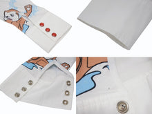 画像をギャラリービューアに読み込む, Christian Dior クリスチャンディオール ウエスタンシャツ 長袖 2P12055072 サイズ36 カートゥーン ガリアーノ期 美品 中古 4b009887