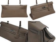 Load image into Gallery viewer, 極美品 HERMES エルメス SHOULDER KELLY ショルダーケリー ショルダーバッグ トリヨンクレマンス エトゥープ シルバー金具 □K刻印 中古 4b009904