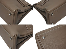 Load image into Gallery viewer, 極美品 HERMES エルメス SHOULDER KELLY ショルダーケリー ショルダーバッグ トリヨンクレマンス エトゥープ シルバー金具 □K刻印 中古 4b009904