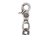 画像をギャラリービューアに読み込む, CHROME HEARTS クロムハーツ CLIP CHAIN FANCY LONG ファンシー ロングクリップ キーチェーン 8リンク ダガー 約91.0g 美品 中古 4b009913
