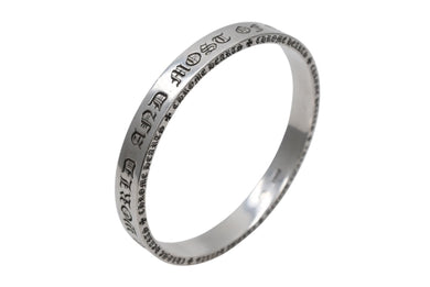 CHROME HEARTS クロムハーツ 9mm スペーサー バングル ブレスレット 重量約54.5g 925刻印 シルバー925 美品 中古 4b009914