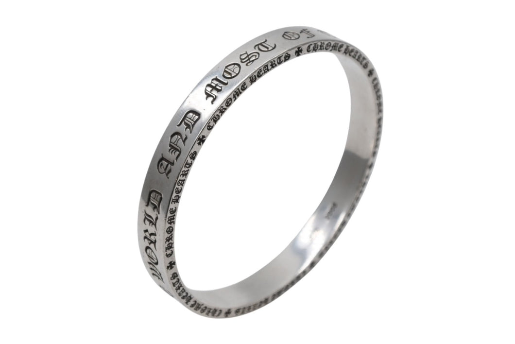 CHROME HEARTS クロムハーツ 9mm スペーサー バングル ブレスレット 重量約54.5g 925刻印 シルバー925 美品 中古 4b009914