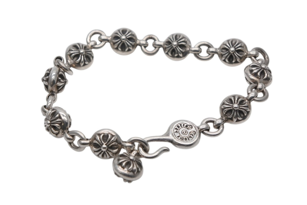極美品 CHROME HEARTS クロムハーツ CLASSIC SHORT-S 1クリップショート クラシック ウォレットチェーン 重量約191.3g 25リンク 中古 4b009915