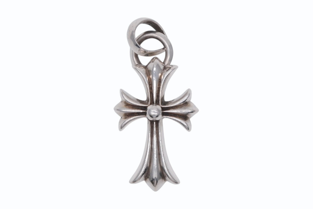 極美品 CHROME HEARTS クロムハーツ スモールCHクロス ベイル ペンダントトップ 重量23.3g 1991/Sterling刻印 中古 4b009920