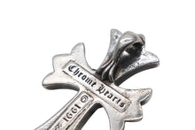 Load image into Gallery viewer, CHROME HEARTS クロムハーツ SML CH CROSS スモールCHクロス ペンダント チャーム 重量約19.2g スターリングシルバー 美品 中古 4b009921