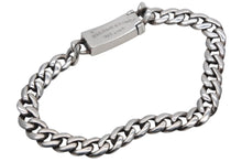 画像をギャラリービューアに読み込む, 極美品 CHROME HEARTS クロムハーツ ミニID CHクロス クラシック ブレスレット パヴェダイヤ 重量約25.6g 2000 シルバ−925 中古 4b009924