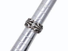 Load image into Gallery viewer, CHROME HEARTS クロムハーツ K&amp;T DIA フローラルリング パヴェダイヤ サイズ19号 重量18.3g シルバー925 美品 中古 4b009925