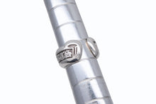 Load image into Gallery viewer, CHROME HEARTS クロムハーツ SM SCROLL LABEL スクロールラベルリング スモール 重量約9.4g サイズ9号 シルバー925 美品 中古 4b009926