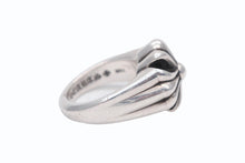 Load image into Gallery viewer, CHROME HEARTS クロムハーツ スモール カットアウト CHプラスリング 指輪 重量約24.6g サイズ16号 シルバー925 美品 中古 4b009927