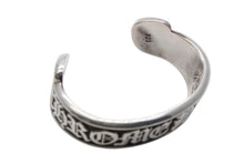 画像をギャラリービューアに読み込む, CHROME HEARTS クロムハーツ BANGLE CH SCROLL LABEL スクロールラベル バングル 重量約88.9g 925刻印 シルバー925 美品 中古 4b009930