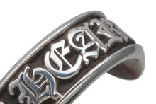 画像をギャラリービューアに読み込む, CHROME HEARTS クロムハーツ BANGLE CH SCROLL LABEL スクロールラベル バングル 重量約88.9g 925刻印 シルバー925 美品 中古 4b009930