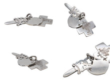 画像をギャラリービューアに読み込む, CHROME HEARTS クロムハーツ 3 TRINKETS スリートリンケッツ ペンダント チャーム 重量約22.4g .925刻印 シルバー925 美品 中古 4b009934