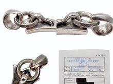 Load image into Gallery viewer, 極美品 CHROME HEARTS クロムハーツ CH CRS LRG W/BALE ラージCHクロス Wベイル ペンダントトップ 重量約44.3g 中古 4b009935