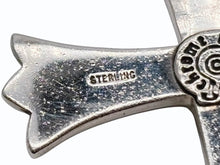 Load image into Gallery viewer, 極美品 CHROME HEARTS クロムハーツ CH CRS LRG W/BALE ラージCHクロス Wベイル ペンダントトップ 重量約44.3g 中古 4b009935