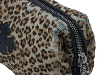 画像をギャラリービューアに読み込む, CHRME HEARTS クロムハーツ アクセサリー コスメ ポーチ レオパード柄 ハラコ レザー 良品 中古 4b009936