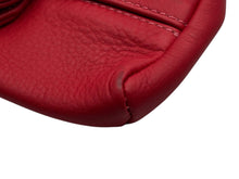 Load image into Gallery viewer, CHROME HEARTS クロムハーツ レザーティッシュケース ティッシュカバー ホースシュー レッド シルバー925 シルバー金具 美品 中古 4b009937