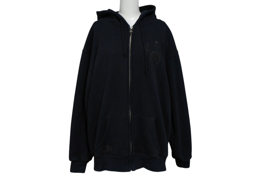 CHROME HEARTS クロムハーツ パーカー ジップ アップ オールド fotti フォッティサーマル 美品 中古 4b009900