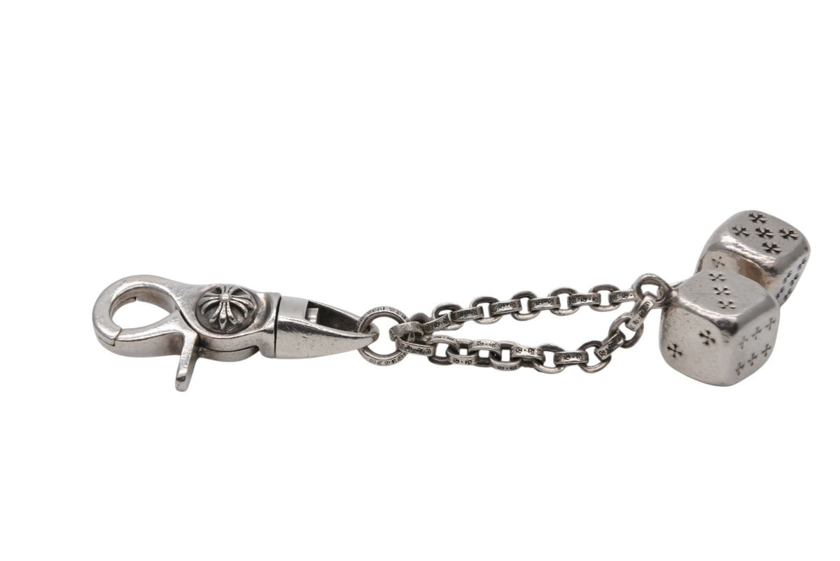 CHROME HEARTS クロムハーツ DICE DBL KEY CHAIN ダブルダイス キー