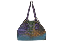 画像をギャラリービューアに読み込む, 極美品 LOUIS VUITTON ルイヴィトン トートバッグ リチャードプリンス ハートブレイク M95740 モノグラムジョークスキャンバス ヴィオレ 中古 4b009945