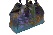 画像をギャラリービューアに読み込む, 極美品 LOUIS VUITTON ルイヴィトン トートバッグ リチャードプリンス ハートブレイク M95740 モノグラムジョークスキャンバス ヴィオレ 中古 4b009945