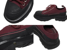 画像をギャラリービューアに読み込む, 極美品 ALEXANDER MCQUEEN アレキサンダーマックイーン Tread Slick トレッドスリック スニーカー ボルドー サイズ37 中古 4b009947