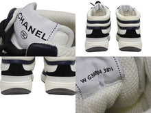 画像をギャラリービューアに読み込む, 新品同様 CHANEL シャネル ハイカットスニーカー ココマーク W G38804 ファブリック スエードカーフスキン ラバースキン 中古 4b009949