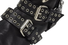 画像をギャラリービューアに読み込む, 極美品 Isabel Marant イザベル マラン ローリング アンクル ブーツ スウェード レザー ブラック シルバー金具 サイズ38 中古 4b009957