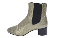 画像をギャラリービューアに読み込む, Isabel Marant イザベル マラン チェルシーブーツ レザー メタリック ブラック サイズ38 美品 中古 4b009958