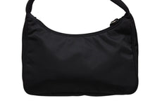 画像をギャラリービューアに読み込む, 極美品 PRADA プラダ ハンドバッグ アクセサリーポーチトライアングルロゴ ナイロン ブラック 中古 4b009979